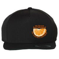 My Heart Has Changed My Soul Has Changed Front & Back Wool Snapback Cap