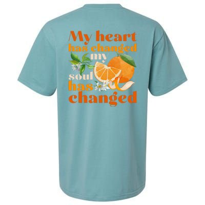 My Heart Has Changed My Soul Has Changed Front & Back Sueded Cloud Jersey T-Shirt