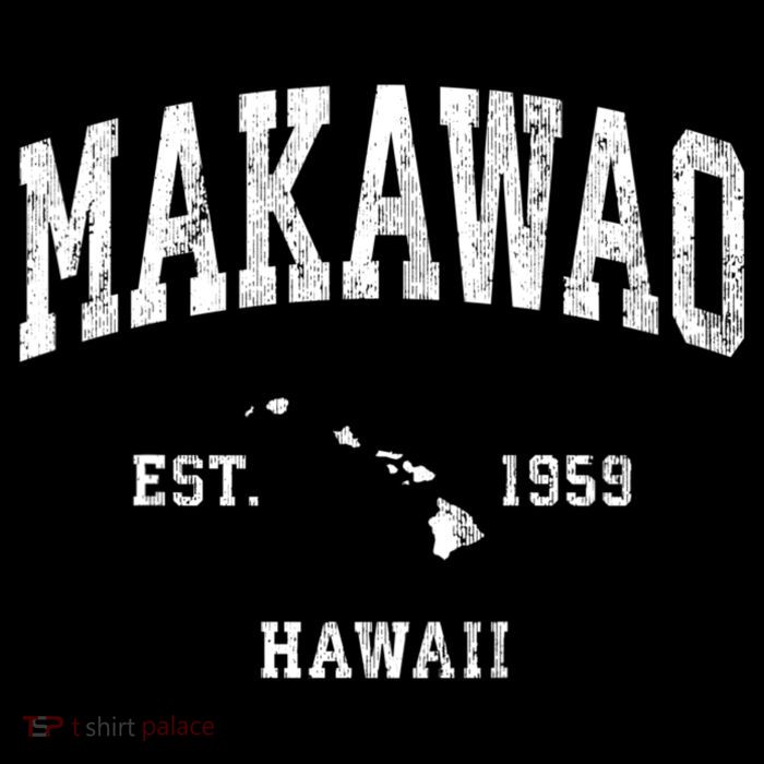 Makawao Hawaii Hi Vintage Athletic Sports T-Shirt
