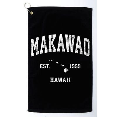 Makawao Hawaii Hi Vintage Athletic Sports Golf Towel