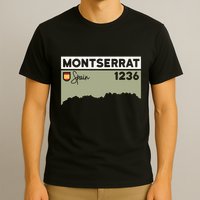 Montserrat Height Hike Monastery Barcelona Spain Hiking T-Shirt