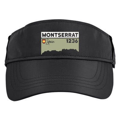 Montserrat Height Hike Monastery Barcelona Spain Hiking Adult Drive Performance Visor