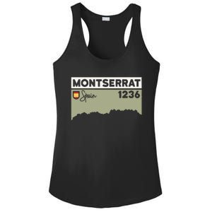 Montserrat Height Hike Monastery Barcelona Spain Hiking Ladies PosiCharge Competitor Racerback Tank