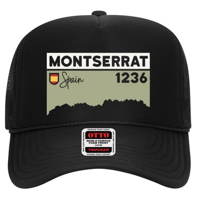 Montserrat Height Hike Monastery Barcelona Spain Hiking Trucker Hat