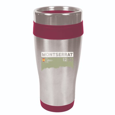 Montserrat Height Hike Monastery Barcelona Spain Hiking 16oz Travel Tumbler