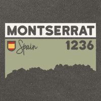 Montserrat Height Hike Monastery Barcelona Spain Hiking Cotton Canvas Backpack