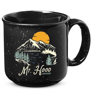 Mount Hood  Hiking & Outdoor Oregon 15oz Campfire Ceramic Mug