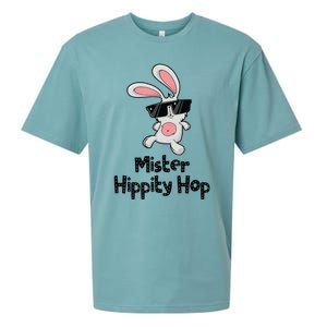 Mister Hippity Hop! Hip Hop Bunny! Funny Easter Sueded Cloud Jersey T-Shirt