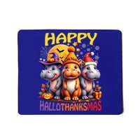 Moodeng Hippo Happy Hallothanksmas Famous Pigmy Moodeng Gift Mousepad