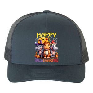 Moodeng Hippo Happy Hallothanksmas Famous Pigmy Moodeng Gift Yupoong Adult 5-Panel Trucker Hat