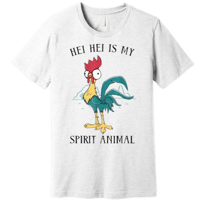 Moana Hei Hei Is My Spirit Animal Portrait Premium T-Shirt