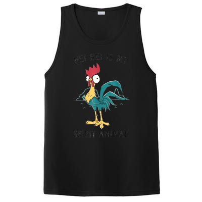 Moana Hei Hei Is My Spirit Animal Portrait PosiCharge Competitor Tank