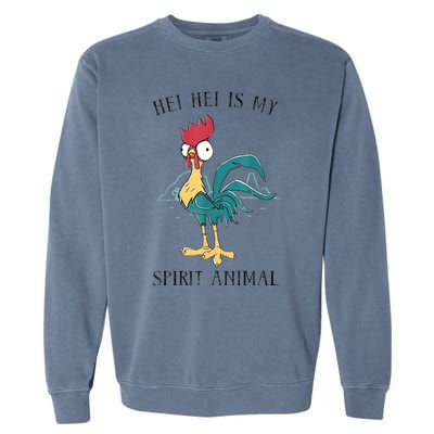 Moana Hei Hei Is My Spirit Animal Portrait Garment-Dyed Sweatshirt