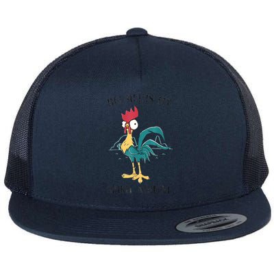 Moana Hei Hei Is My Spirit Animal Portrait Flat Bill Trucker Hat