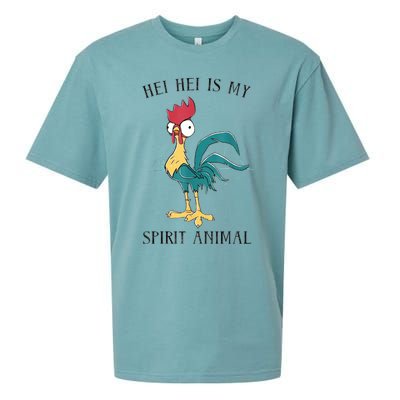 Moana Hei Hei Is My Spirit Animal Portrait Sueded Cloud Jersey T-Shirt