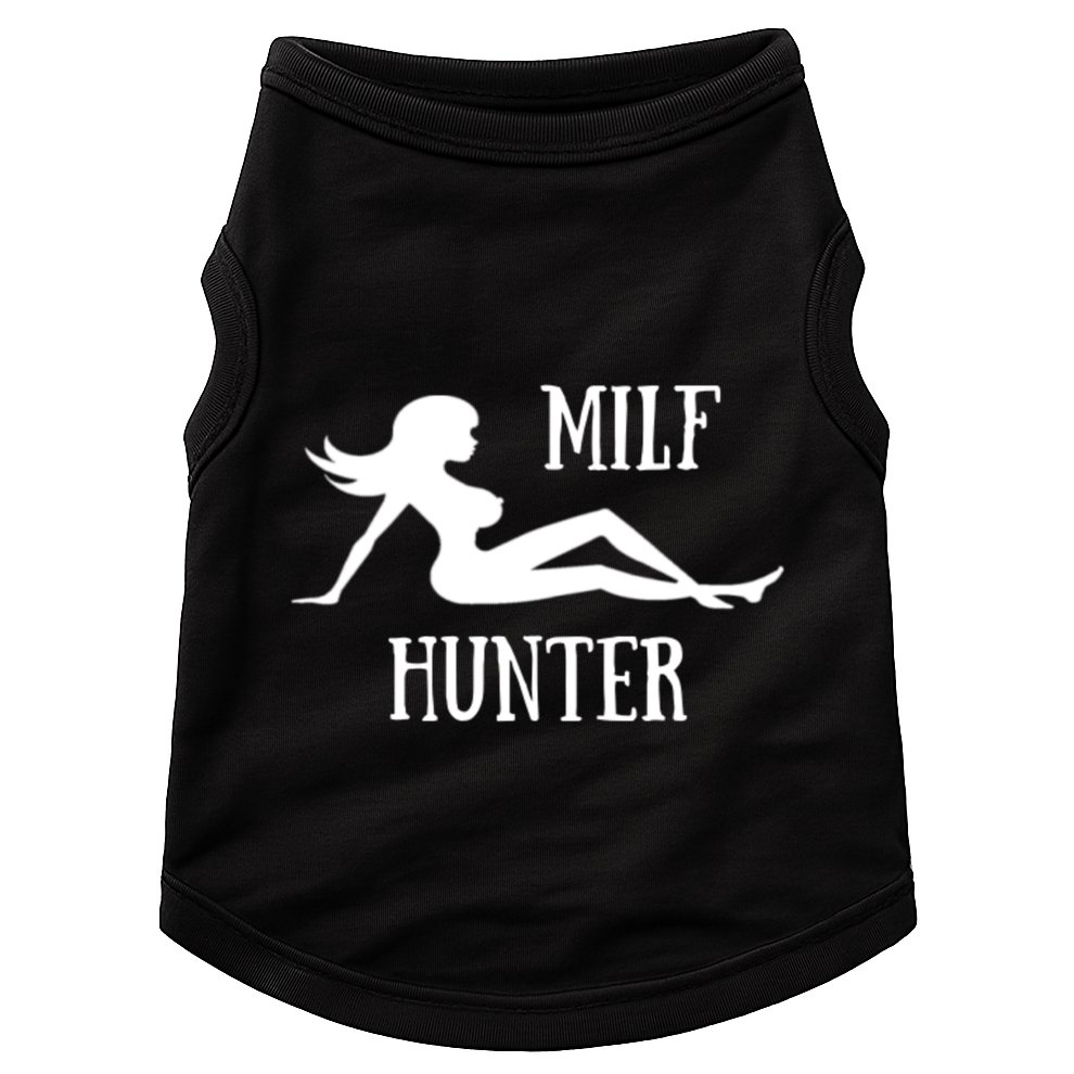 Milf Hunter Hot Moms Funny Gift Doggie Tank