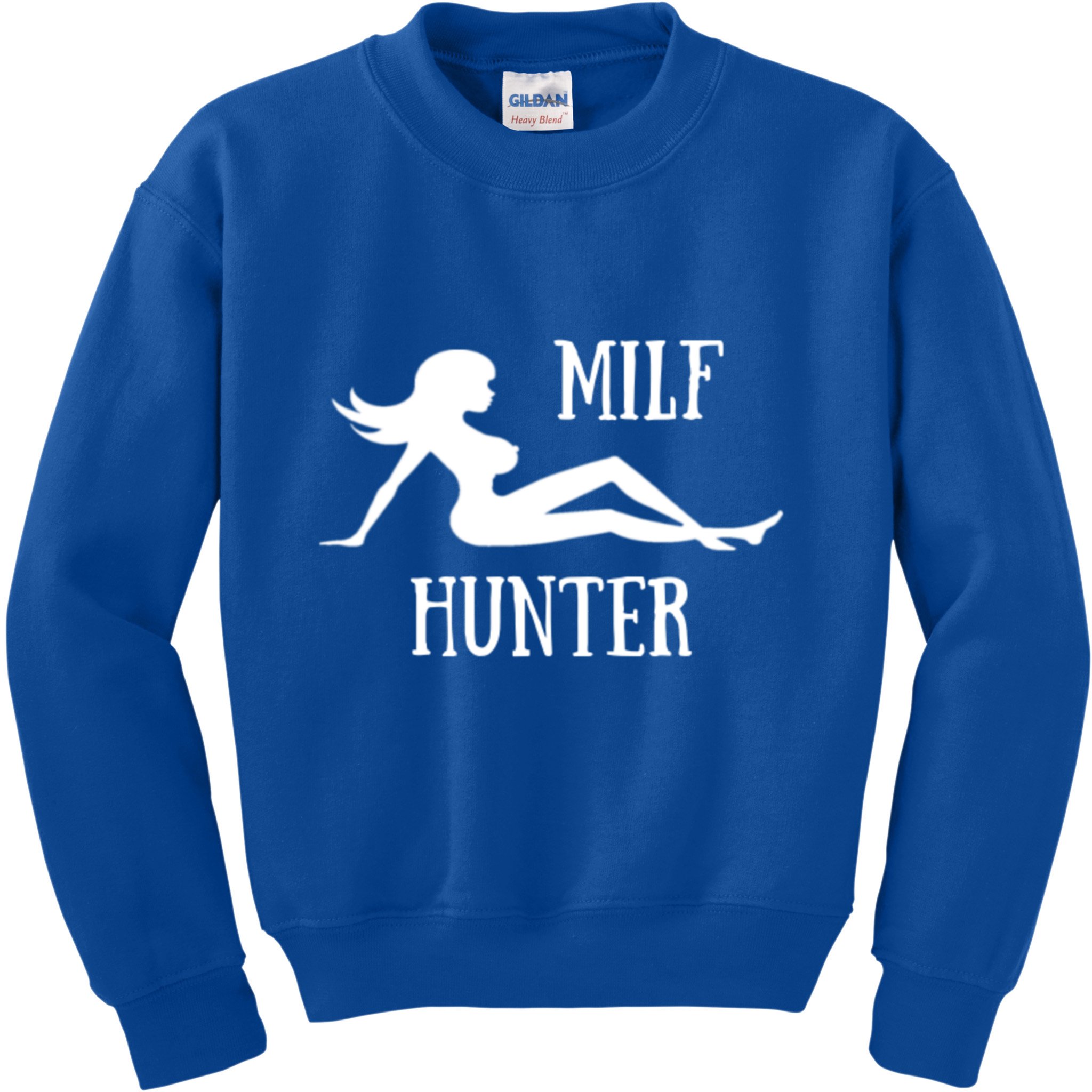 Milf Hunter Hot Moms Funny Gift Kids Sweatshirt