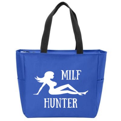Milf Hunter Hot Moms Funny Gift Zip Tote Bag