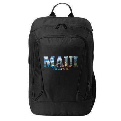 Maui Hawaii Hawaiian Islands Surf Surfing Surfer Gift City Backpack