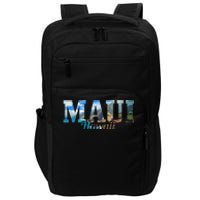 Maui Hawaii Hawaiian Islands Surf Surfing Surfer Gift Impact Tech Backpack