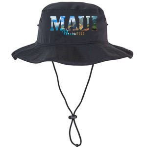 Maui Hawaii Hawaiian Islands Surf Surfing Surfer Gift Legacy Cool Fit Booney Bucket Hat