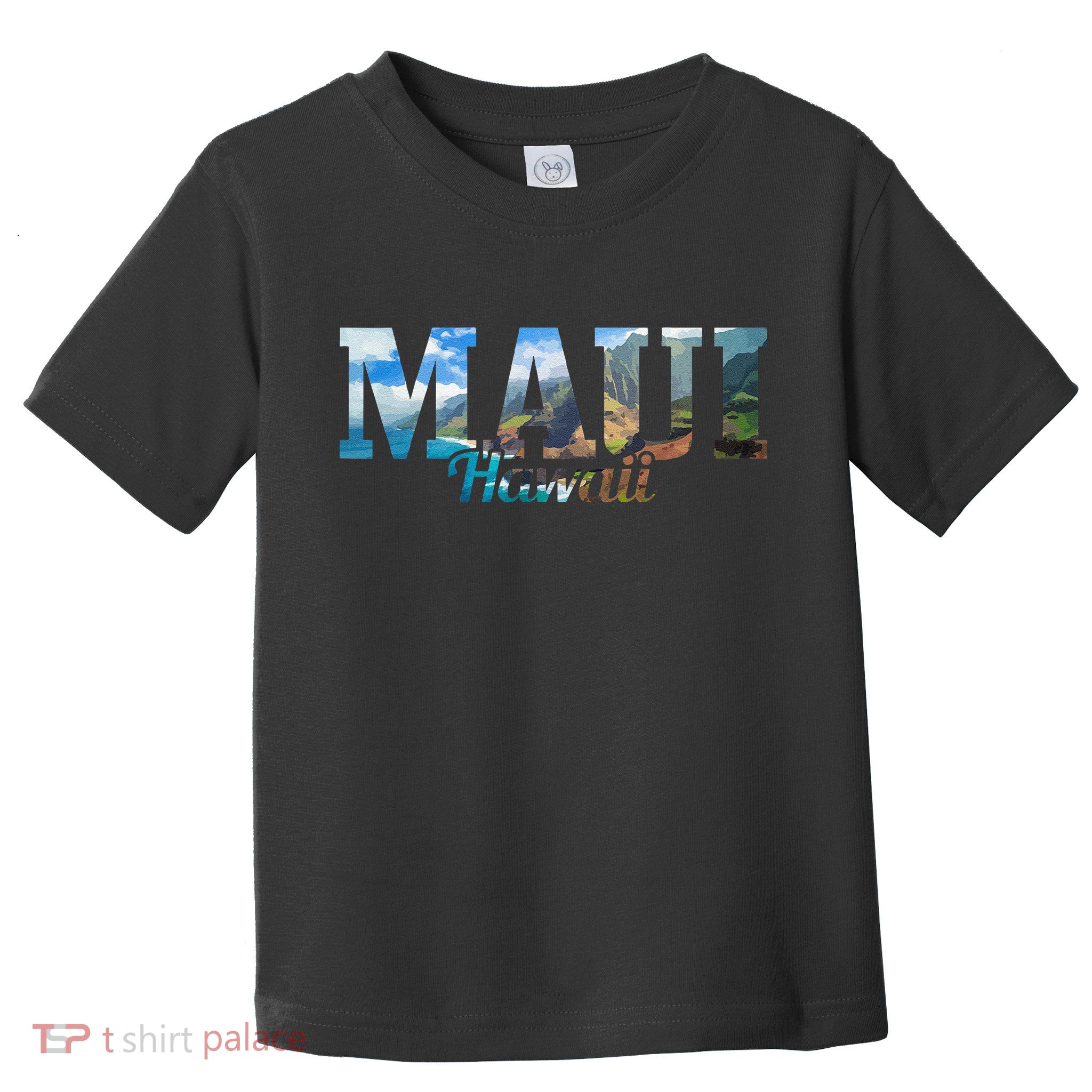 Maui Hawaii Hawaiian Islands Surf Surfing Surfer Gift Toddler T-Shirt
