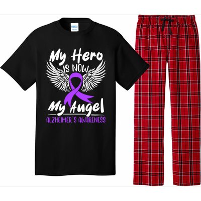 My Hero Is Now My Angel Detia Alzheimer's Awareness Meaningful Gift Pajama Set