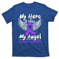 My Hero Is Now My Angel Detia Alzheimer's Awareness Meaningful Gift T-Shirt