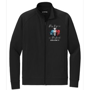 My Hope Is In The Lamb Christian Stand With Christ Gift Stretch Full-Zip Cadet Jacket