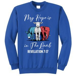 My Hope Is In The Lamb Christian Stand With Christ Gift Sweatshirt