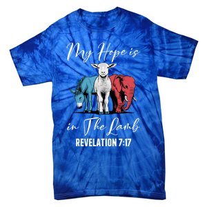 My Hope Is In The Lamb Christian Stand With Christ Gift Tie-Dye T-Shirt