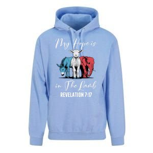 My Hope Is In The Lamb Christian Stand With Christ Gift Unisex Surf Hoodie