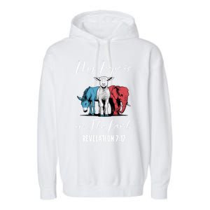 My Hope Is In The Lamb Christian Stand With Christ Gift Garment-Dyed Fleece Hoodie