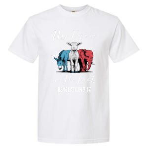 My Hope Is In The Lamb Christian Stand With Christ Gift Garment-Dyed Heavyweight T-Shirt