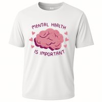Mental Health Is Important Brain Cooling Performance Crew T-Shirt