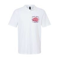 Mental Health Is Important Brain Softstyle Adult Sport Polo