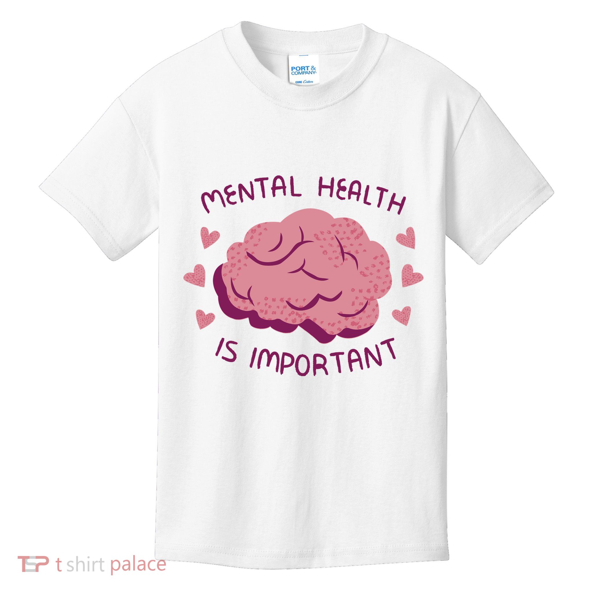 Mental Health Is Important Brain Kids T-Shirt