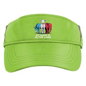 My Hope Is In The Lamb Adult Drive Performance Visor