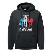 My Hope Is In The Lamb Performance Fleece Hoodie