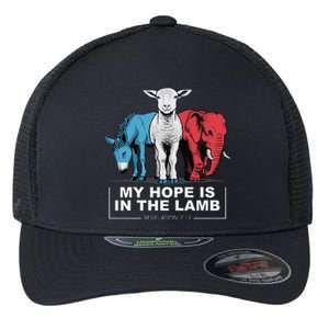 My Hope Is In The Lamb Flexfit Unipanel Trucker Cap