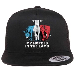 My Hope Is In The Lamb Flat Bill Trucker Hat