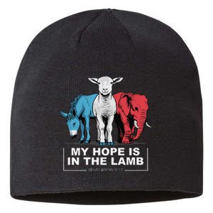 My Hope Is In The Lamb Sustainable Beanie