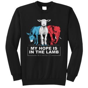 My Hope Is In The Lamb Tall Sweatshirt