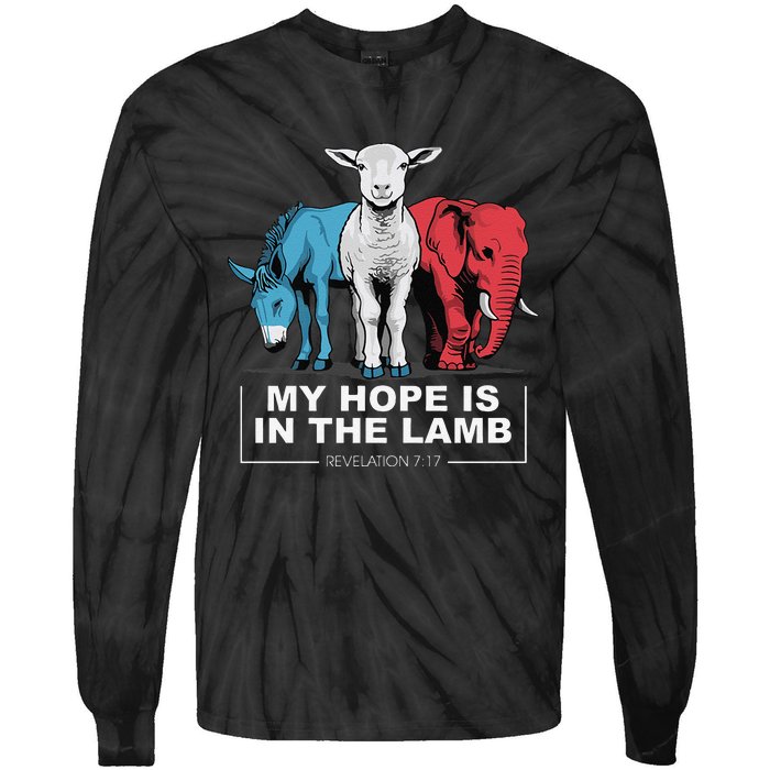 My Hope Is In The Lamb Tie-Dye Long Sleeve Shirt