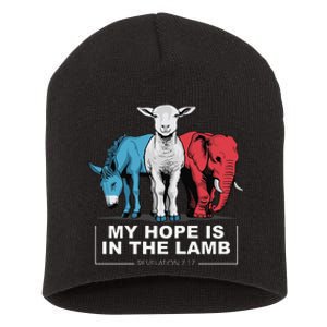 My Hope Is In The Lamb Short Acrylic Beanie