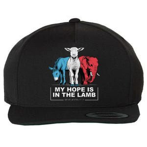 My Hope Is In The Lamb Wool Snapback Cap