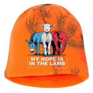 My Hope Is In The Lamb Kati - Camo Knit Beanie