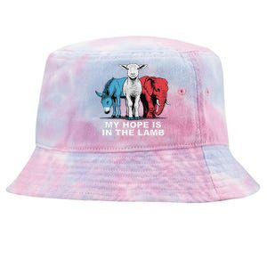 My Hope Is In The Lamb Tie-Dyed Bucket Hat