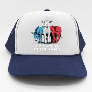 My Hope Is In The Lamb Trucker Hat