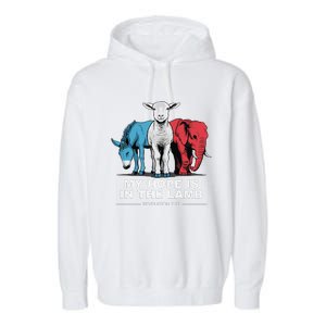 My Hope Is In The Lamb Garment-Dyed Fleece Hoodie